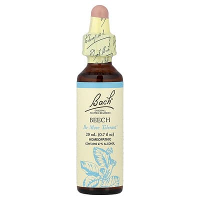 Цветочные средства Original Flower Remedies, Beech, 0.7 fl oz (20 ml)