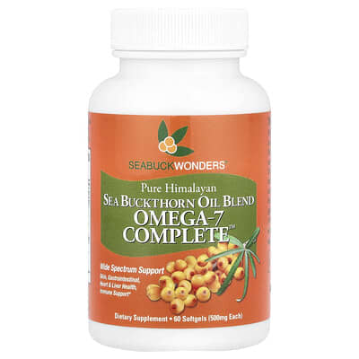 Omega-7 Complete™, Sea Buckthorn Oil, 60 Softgels