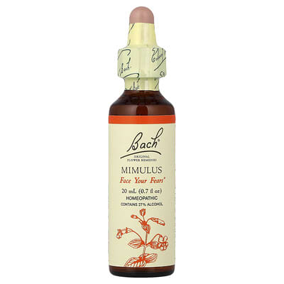 Цветочные средства Original Flower Remedies, Mimulus, 0.7 fl oz (20 ml)