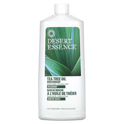 Tea Tree Oil Mouthwash, Spearmint, 16 fl oz (473 ml)