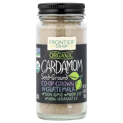Organic Cardamom Seed, Ground, 2.08 oz (58 g)