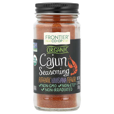 Organic Cajun Seasoning, 2.08 oz (59 g)