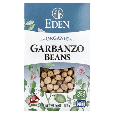 Organic Garbanzo Beans, 16 oz (454 g)