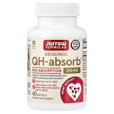 Ubiquinol, QH-Absorb, Max Absorption, 200 mg, 60 Softgels