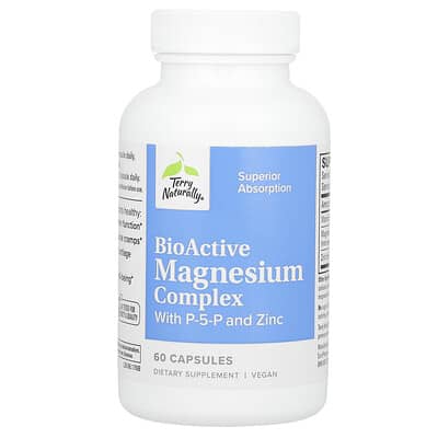 BioActive Magnesium Complex with P-5-P and Zinc, 60 Capsules