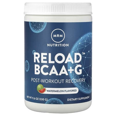 Reload BCAA+G™, Post-Workout Recovery, Watermelon, 11.6 oz (330 g)