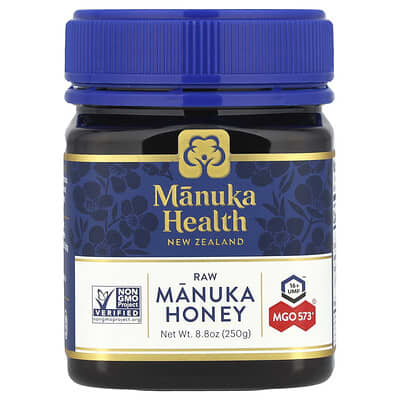 Натуральный мед Манука, UMF 16+™, MGO 573+, 8.8 oz (250 g)