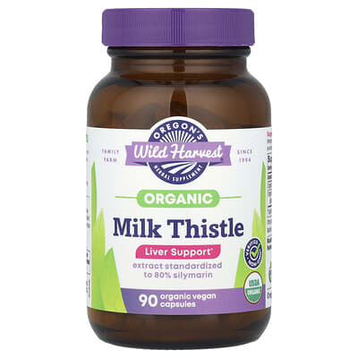 Organic Milk Thistle, 90 Organic Vegan Capsules