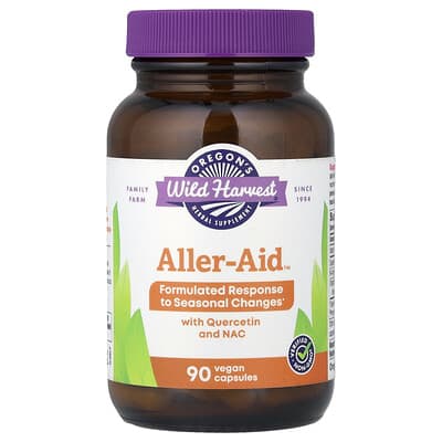 Aller-Aid™ с Quercetin и NAC, 90 Vegan Capsules