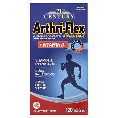 Arthri-Flex Advantage® + Vitamin D3, 120 покрытых таблеток