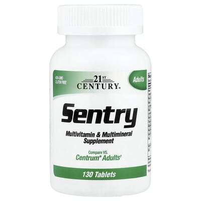 Sentry, Adults Multivitamin & Multimineral Supplement, 130 Tablets