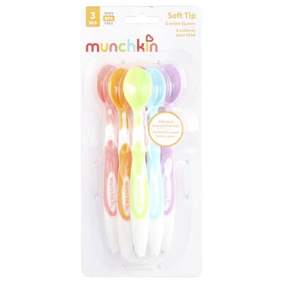 Детские ложки Munchkin Soft-Tip™ 3 Months+, 6 Count