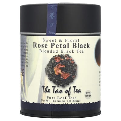 Sweet & Floral, Blended Black Tea, Rose Petal Black, 4 oz (114 g)