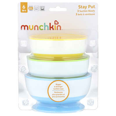 Stay Put™, Suction Bowls, 6 Months+, 3 Count