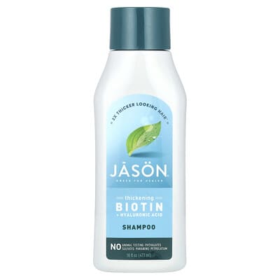 Уплотняющий шампунь с биотином + гиалуроновой кислотой, 16 fl oz (473 ml)