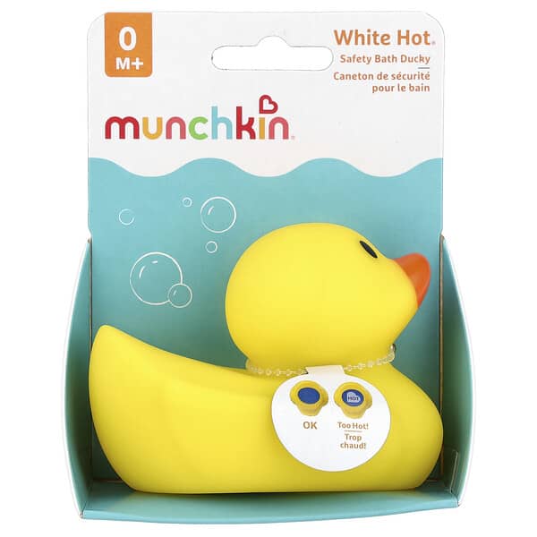 White Hot® безопасная уточка для купания, от 0 месяцев, 1 шт.