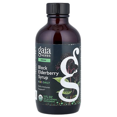 Детский сироп из черной черники, 3 fl oz (89 ml)