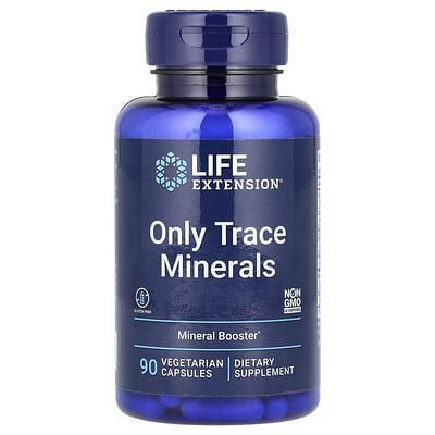 Life Extension Only Trace Minerals, 90 вегетарианских капсул