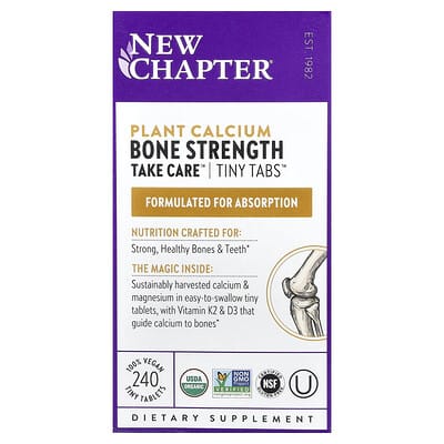 Plant Calcium, Bone Strength Take Care™, 240 Vegan Tiny Tablets