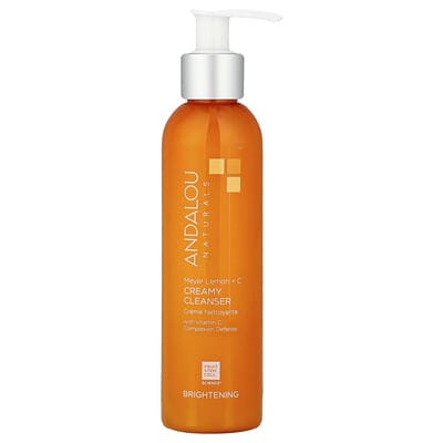 Meyer Lemon + C Creamy Cleanser, Brightening, 6 fl oz (178 ml)
