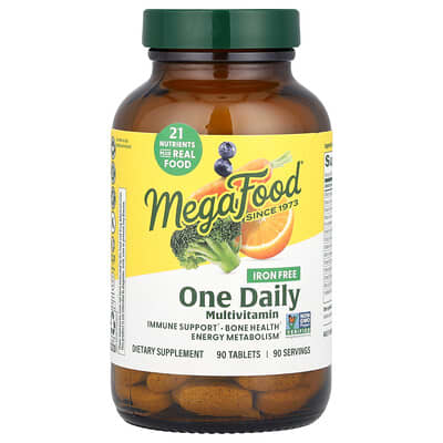 Ежедневный мультивитаминный комплекс MegaFood, без железа, 90 таблеток