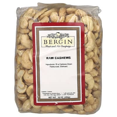 Raw Cashews, 16 oz (454 g)