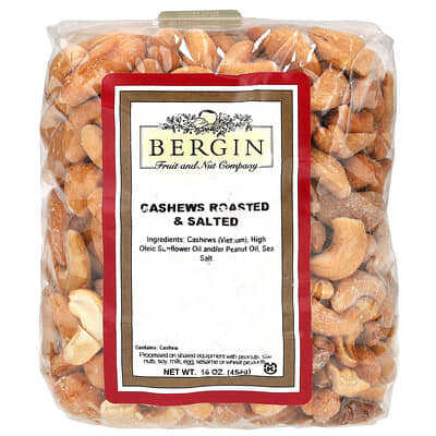 Cashews, Roasted & Salted, 16 oz (454 g)