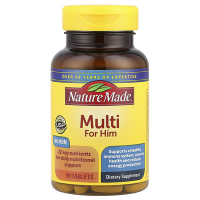 Nature Made Мультивитамины Multi for Him, 90 таблеток