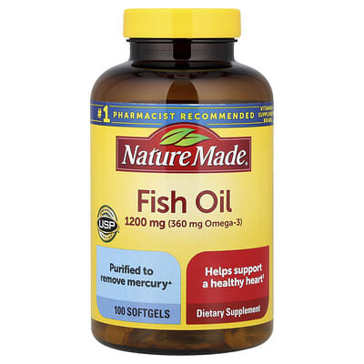 Fish Oil, 1,200 mg, 100 Softgels
