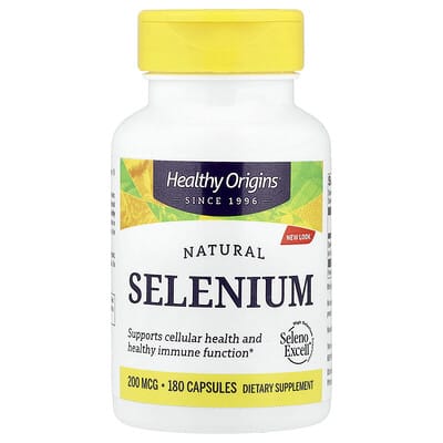 Natural Selenium, 200 mcg, 180 Capsules