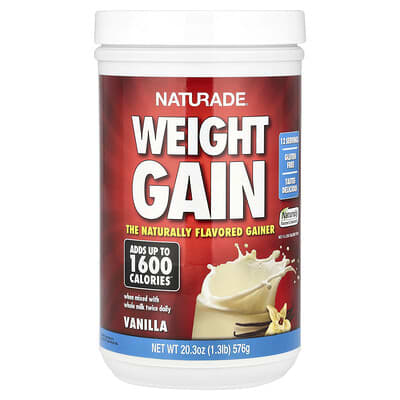 Weight Gain, Vanilla, 1.3 lb (576 g)