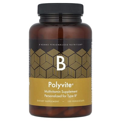 Polyvite® B, Multivitamin Supplement, 120 VeggieCaps