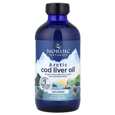 Arctic Cod Liver Oil™, Unflavored, 1,060 mg, 8 fl oz (237 ml)