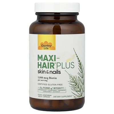 Maxi-Hair® Plus Skin & Nails, 120 вегетарианских капсул