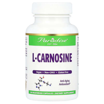 L-Carnosine, 60 Vegetarian Capsules (250 mg per Capsule)