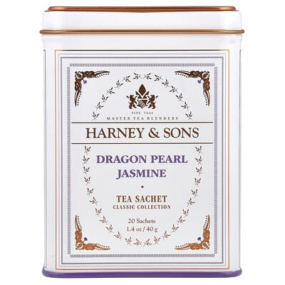 Classic Collection, Dragon Pearl Jasmine, 20 Tea Sachets, 1.4 oz (40 g)