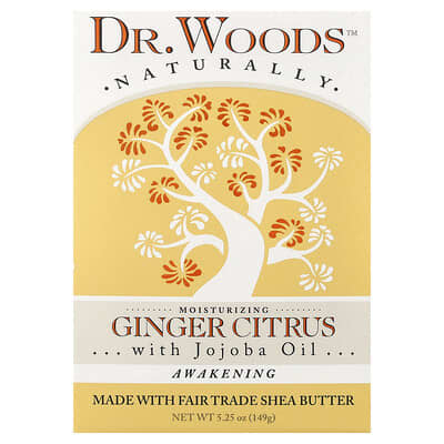 Moisturizing Bar Soap, Ginger Citrus, 5.25 oz (149 g)