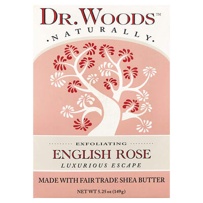 Увлажняющее кусковое мыло, English Rose, 5.25 oz (149 g)