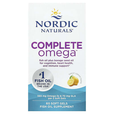 Complete Omega™, Lemon, 60 Soft Gels