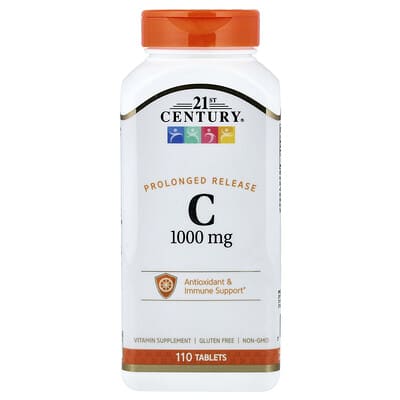 Витамин C, пролонгированное высвобождение, 1,000 mg, 110 таблеток