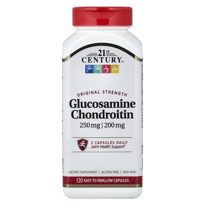 Glucosamine Chondroitin, 250 mg/200 mg, 120 Easy To Swallow Capsules