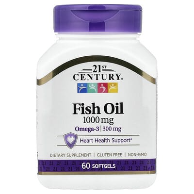 Fish Oil, 1,000 mg, 60 Softgels