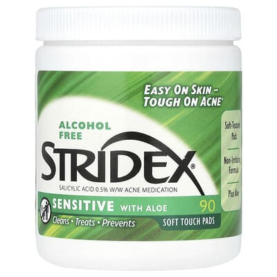 Sensitive with Aloe, Alcohol Free, 90 Soft Touch Pads