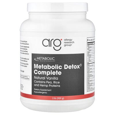 Metabolic Detox® Complete, Natural Vanilla, 2 lb (929 g)