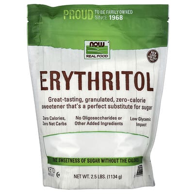 Real Food, Erythritol, 2.5 lbs (1,134 g)