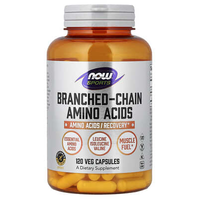 Sports, Branched-Chain Amino Acids, 120 Veg Capsules (650 mg per Capsule)