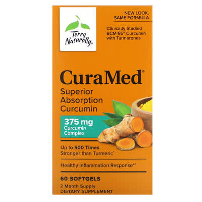 CuraMed®, Superior Absorption Curcumin, 60 Softgels