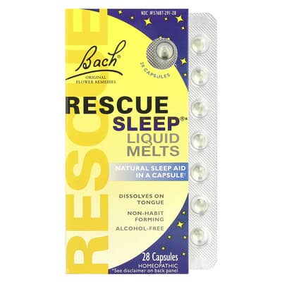 Rescue Sleep® Liquid Melts, 28 Capsules