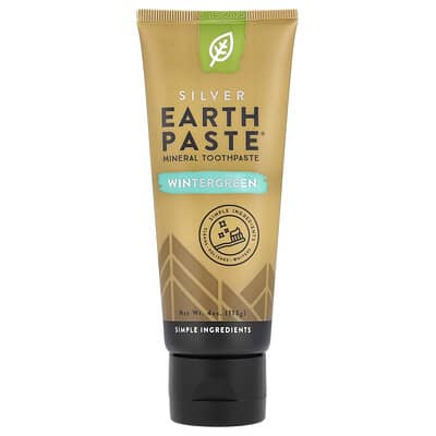 Redmond Silver Earth Paste®, минеральная зубная паста, зимняя, 4 oz (113 g)