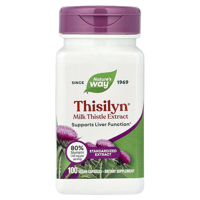 Thisilyn®, Milk Thistle Extract, 100 Vegan Capsules (175 mg per Capsule)
